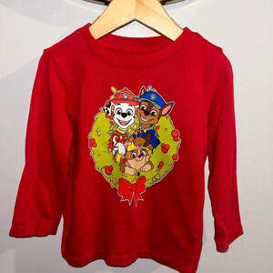 old navy  paw patrol holiday long sleeve size 18-24 months​